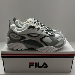 Mens Fila Shoes White and Grey -BRAND NEW.